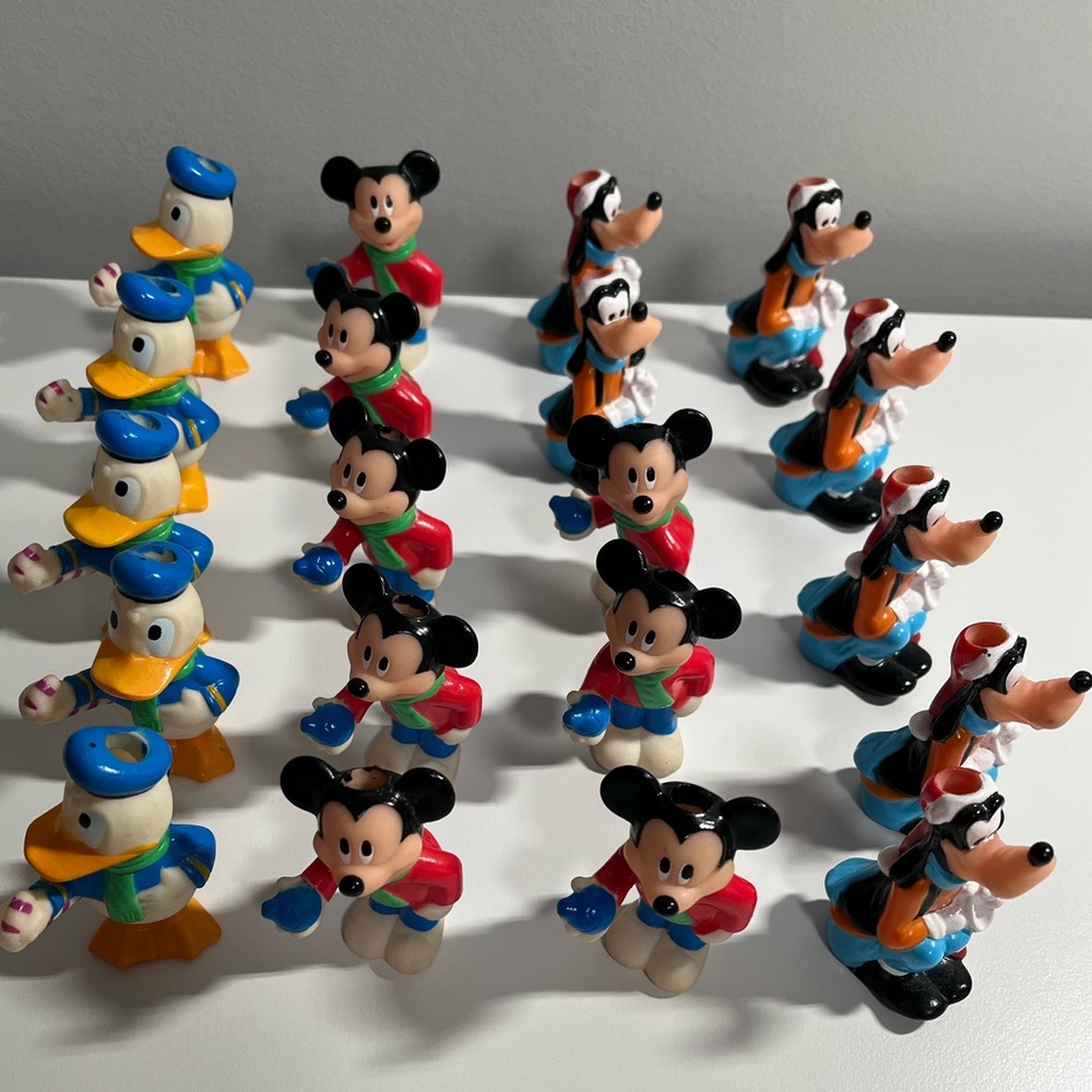 Vintage Disney characters Christmas lights rubber cover